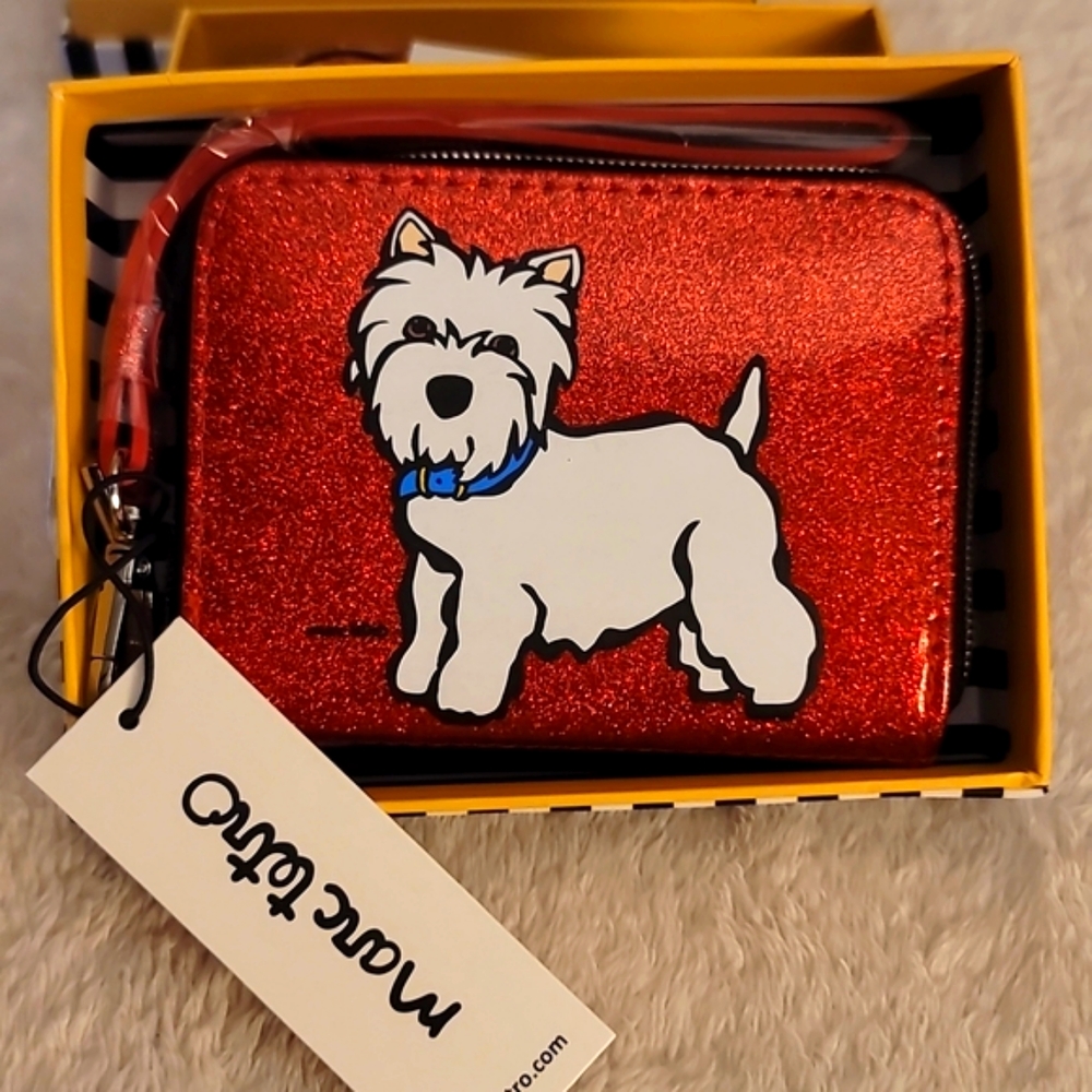 NWT Marc Tetro West Highland Terrier Wallet/Wristlet